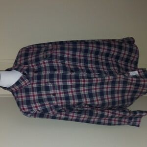 Field & Stream Men's Plaid Button Down Shirt - Red and Blue